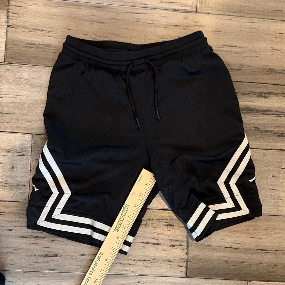 Jordan Black and White Athletic Shorts